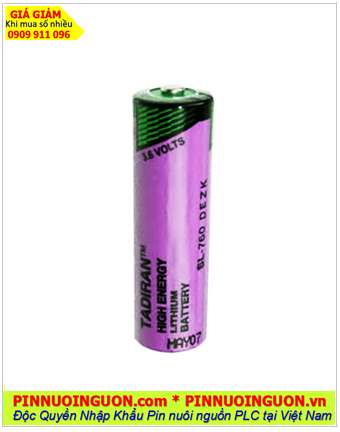 Tadiran SL-760; Pin nuôi nguồn Tadiran SL-760 lithium 3.6v AA 2200mAh (chịu nhiệt cao), Xuất xứ Israel